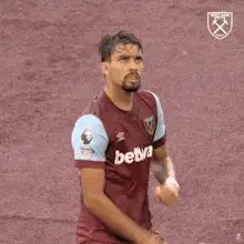 Lucas Paquetá Celebrates for West Ham