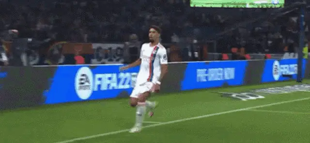 Brazilian Soccer Player Celebrates Goal