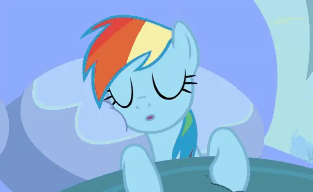 Sleeping Rainbow Dash – free memes GIF download | meme platform