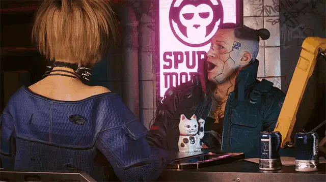 Jackie Welles Shocked in Cyberpunk 2077