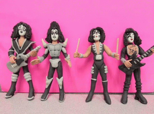 Aldo Plastilina: KISS Clay Figures