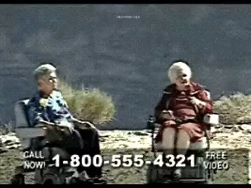 Grandmas on Hoveround at Grand Canyon