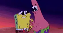 Soriamoriaa: Spongebob & Patrick Holding Hands