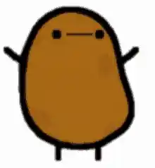Cute Cartoon Potato Character