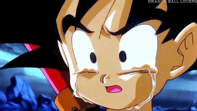 Goten Crying Tears