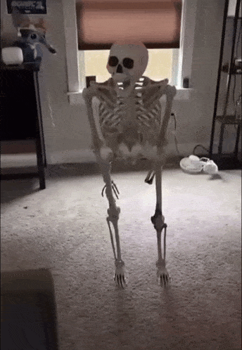 Dancing Skeleton Decoration
