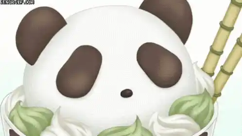 Cute Panda, Penguin & Bear Ice Cream Desserts