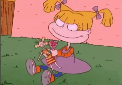 Cynthia from Rugrats with Doll and Lollipop