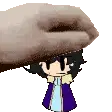 Roberto Pat Being Petted Sticker