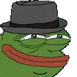M'lady Pepe Frog Tip Hat