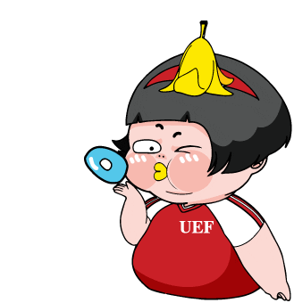 Ok UEF Cartoon Kid Banana Hat