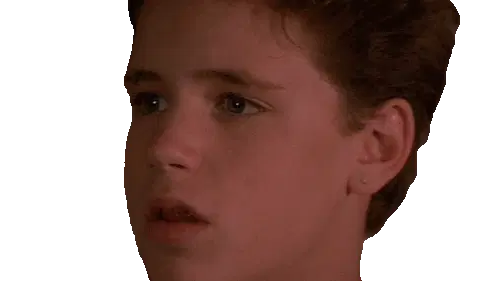 Disgusted Sam Emerson (Corey Haim)