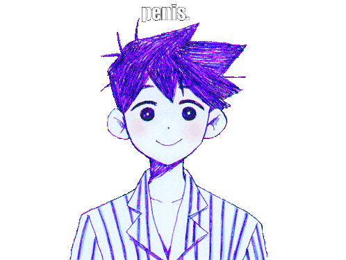 Omori Release Energy Meme with Characters Sticker