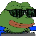 Soulja Boy Pepe Typing Matrix Sunglasses