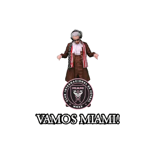 Benjammins Messi's Inter Miami Team Sticker