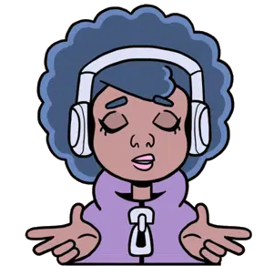Kitkatandahalf Mood Simone: Chilling with Music