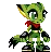Carol Tea's Relaxed Idle Pixel Art Animation Sticker