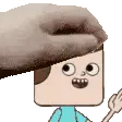 Jeff Randal from Clarence Pixel Art Sticker