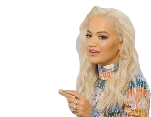 Rita Ora Winks and Points at You