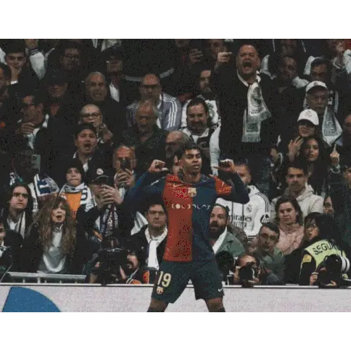 Lamine Yamal Barcelona Celebration El Clasico