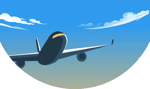Uber Flight Tickets Plane Flying Sticker