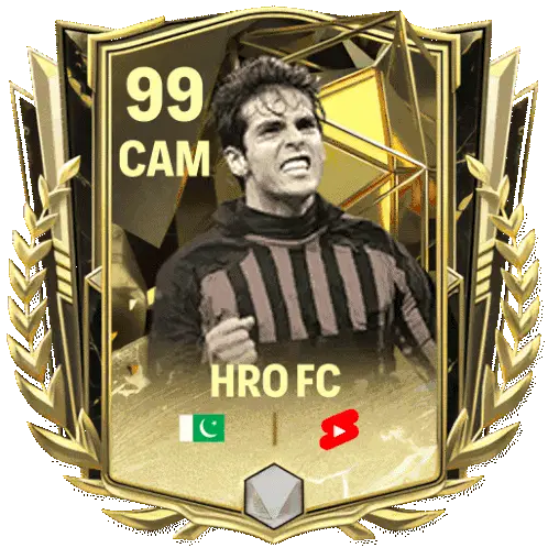Hro Fc Mobile Kaka 99 CAM Soccer Card Sticker
