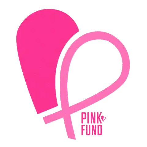 Pink Fund Breast Cancer Awareness Heart Ribbon