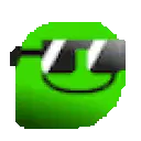 Glass Kick Emote Sticker
