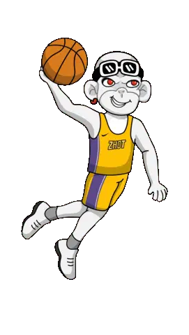 Lakers Basketball Sticker