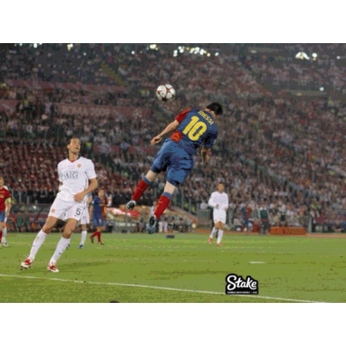 Lionel Messi Iconic Header Goal Sticker