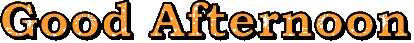 Letras Transparente Good Afternoon Animated Sticker