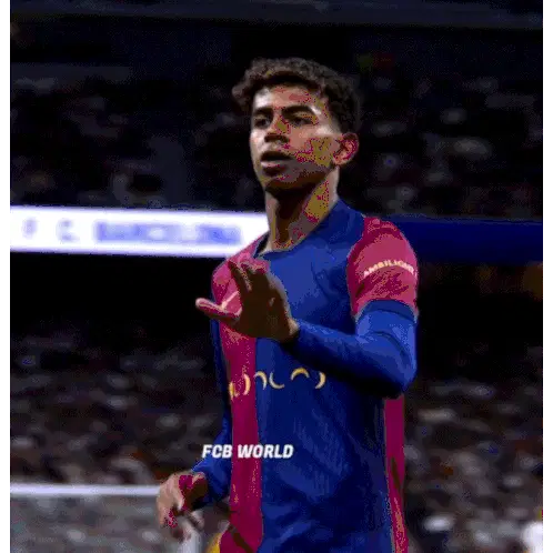 Lamine Yamal FC Barcelona Football Sticker