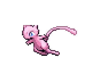 Javier Guerrero Mew Pokemon Nintendo Pixel Sticker