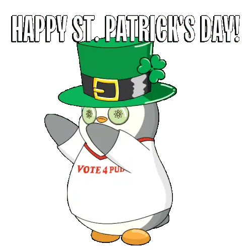 Shamrock Happy St Patricks Day Sticker
