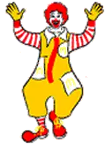 Ronald McDonald Clown Dance Sticker