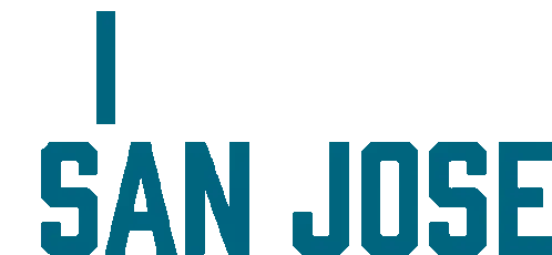 I Love San Jose City Sticker