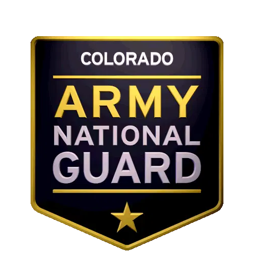 Animated Colorado Army National Guard Logo Sticker