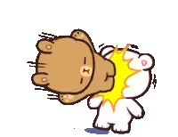Milk And Mocha Bear Hit Sticker