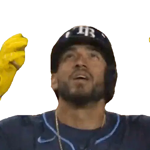 José Caballero Thank The Lord MLB Rays Gesture