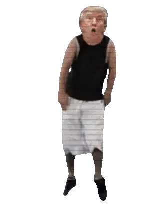 Donald Trump Dance Dancing Sticker