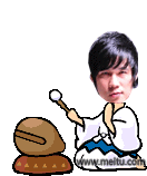 Khanhphuongafang Kpf Drumming Sticker