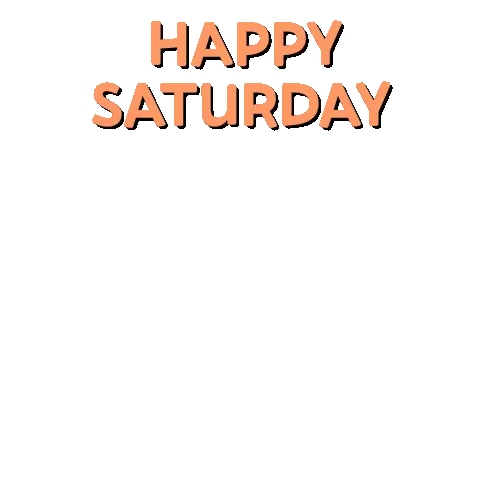 Happy Saturday Weekend Frog Sticker