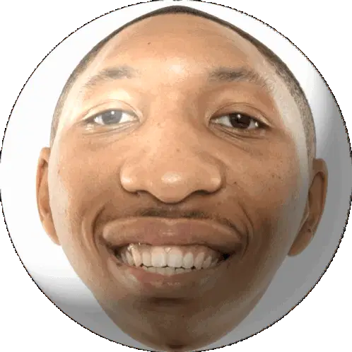 Grant Williams Fisheye Smile Sticker