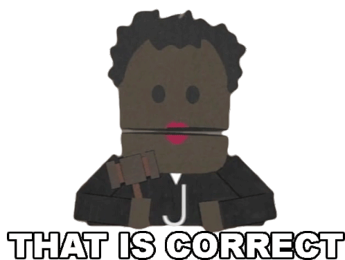 That Is Correct South Park Sticker