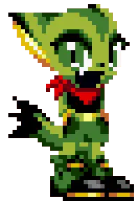 Carol Tea Pixel Art Talking Sticker Freedom Planet
