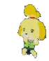 Isabelle Animal Crossing Dance Sticker