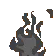 Animated Grey Fire Sticker