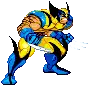 Wolverine X-Men Pixel Art Sticker