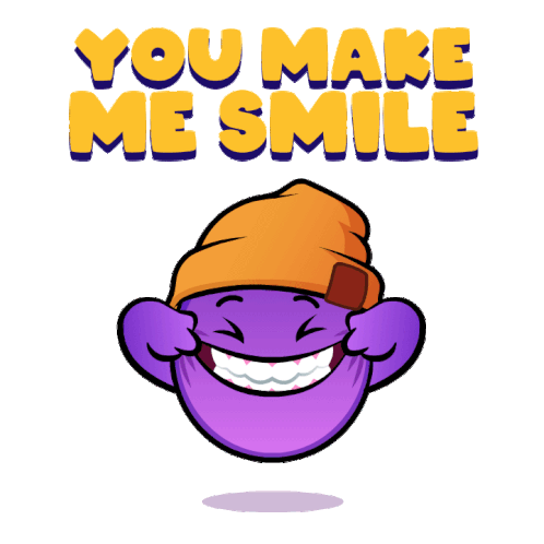 Smiling Cartoon: You Make Me Smile