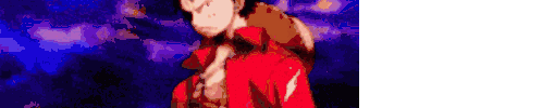Jakes Luffy Goat: Pixelated Anime Sticker